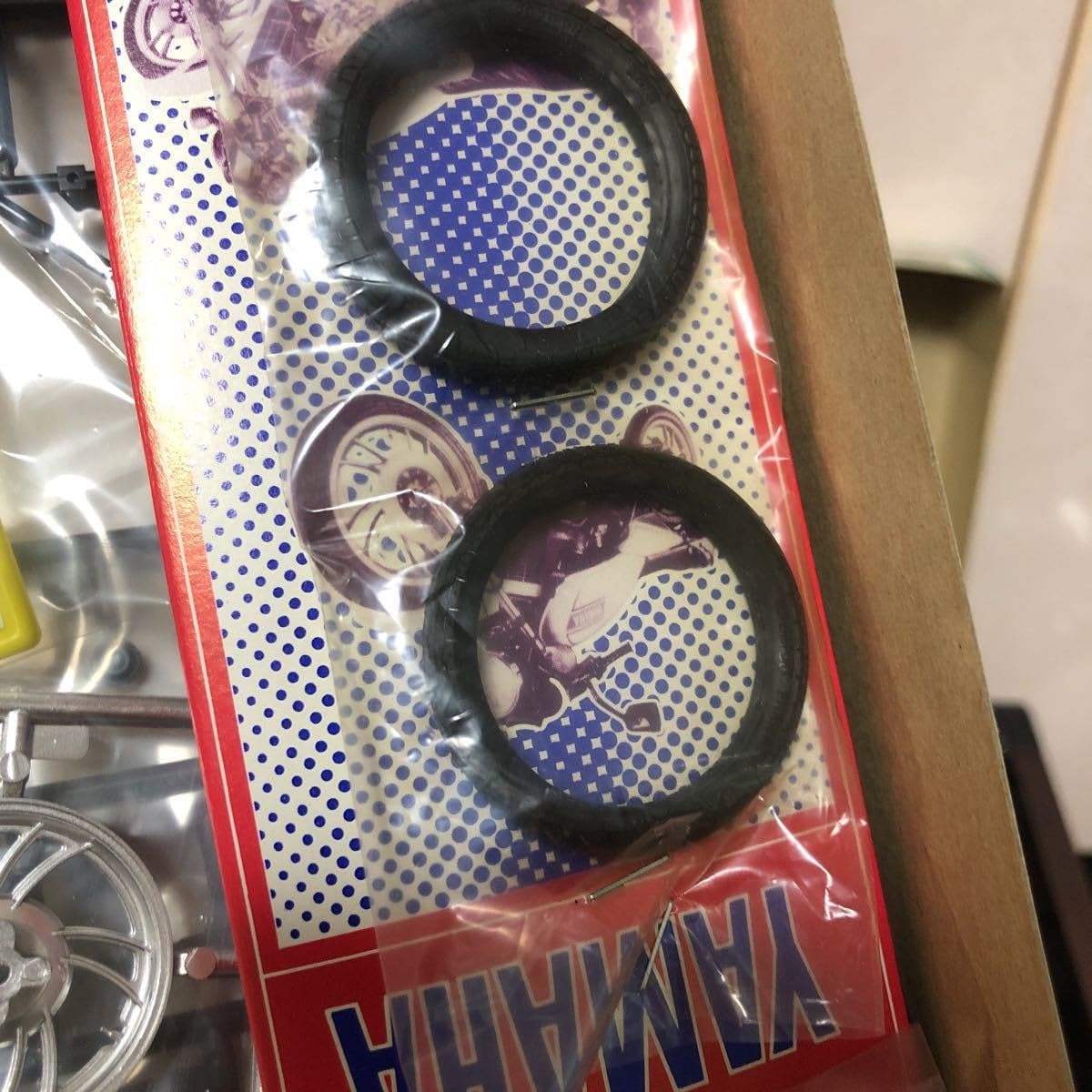 400 未組立 当時物 日本製 旧フジミ YAMAHA RZ250 カスタム 1/15